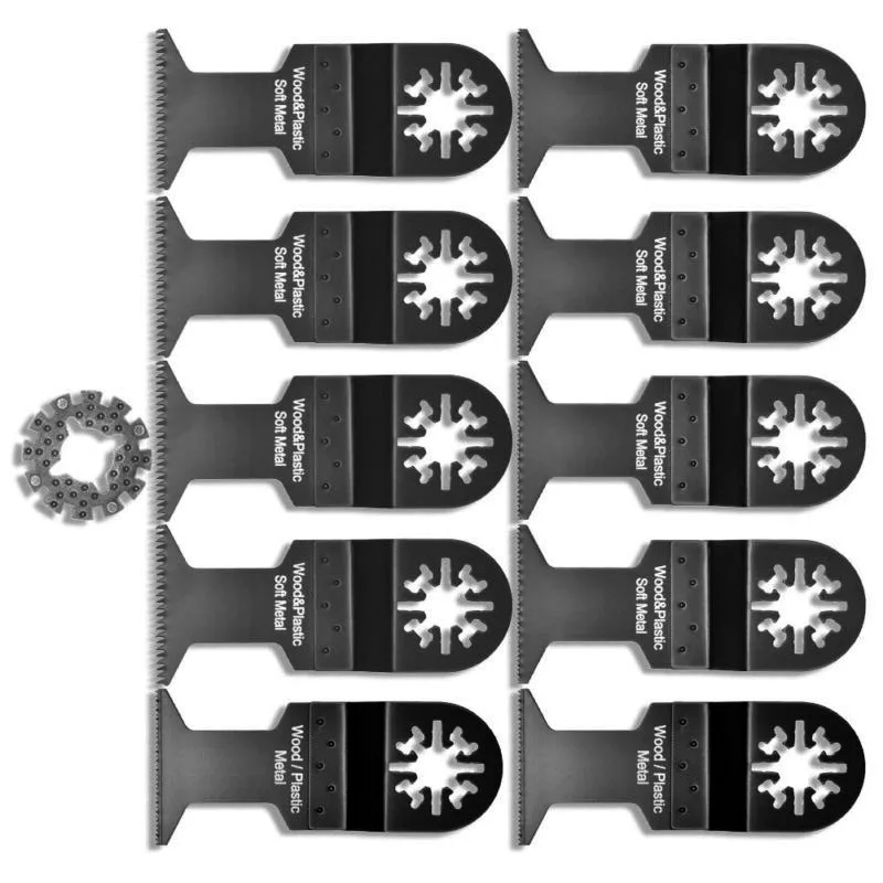 

Multi Circular Saw Blades Tool Wood Cuttings 10pcs Set Oscillating Tool Accessories Wood/Soft-Metal Oscillating Tool Accessories