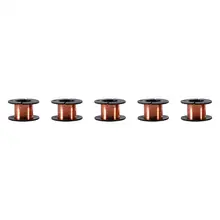 5 шт. 0,1 мм эмалированная проволока медная обмоточная проволока эмалированная ремонтная проволока длина 15 м