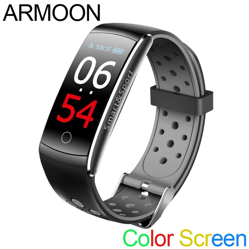 Smart Bracelet Q8S Heart Rate Smart Band Sleep Monitor Fitness Tracker Blood Pressure Watch Waterproof Color Screen Sports Band