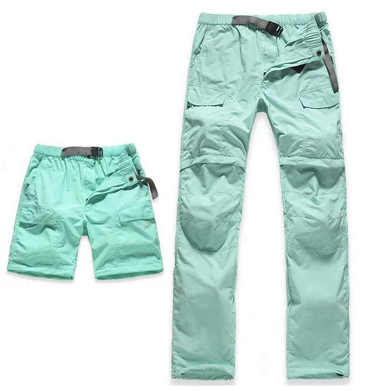 Las mujeres extraíble transpirable de secado rápido al aire libre pantalones de senderismo o las mujeres Deporte Pantalones de deporte ejército de campamento de verano corto pantalones AW031 Las mujeres extraíble transpirable de secado rápido al aire libre pantalones de senderismo o las mujeres Deporte Pantalones de deporte ejército de campamento de verano corto pantalones AW031