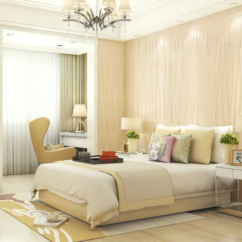 Stripes Non woven Wallpaper Living Room Warm And Solid Vertical Striped Wallpaper Roll Bedroom Wall Paper TV Soft Backdrop Stripes Non woven Wallpaper Living Room Warm And Solid Vertical Striped Wallpaper Roll Bedroom Wall Paper TV Soft Backdrop