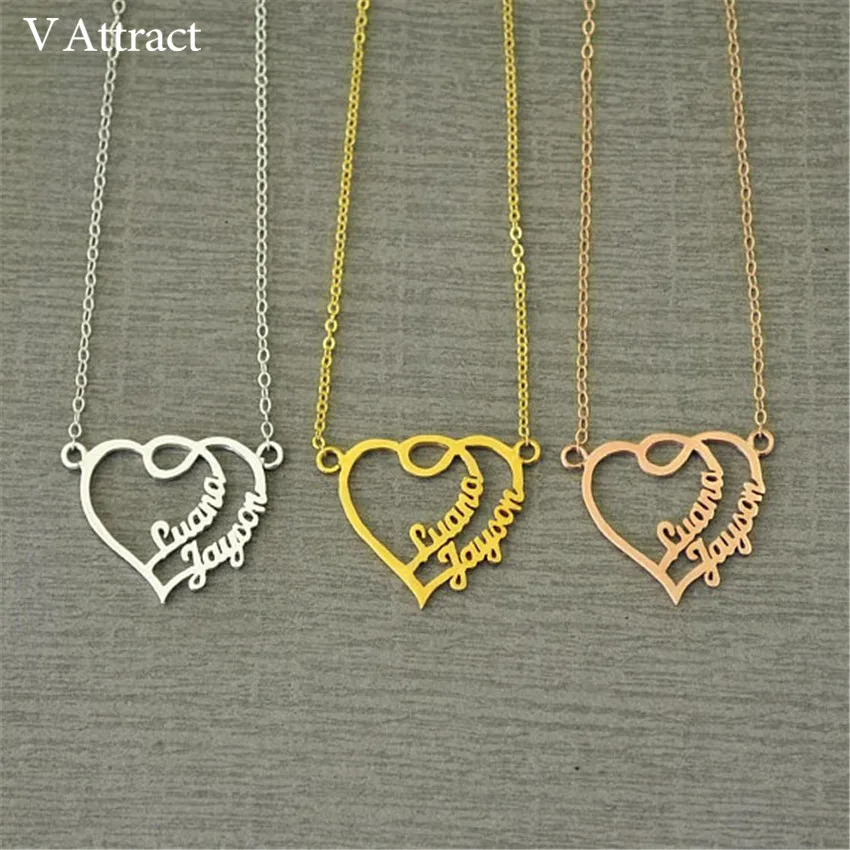 Perhiasan Buatan Tangan Kalung Dua Nama 