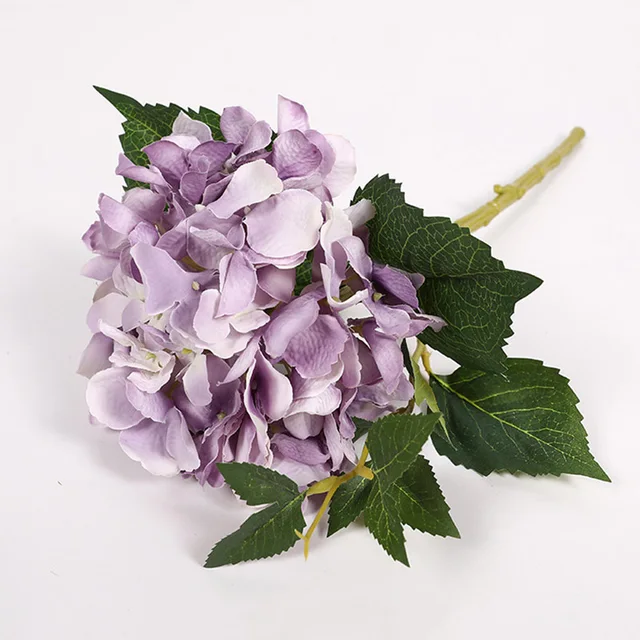 46cm Artificial Hydrangea Flower Real Touch Silk Fake