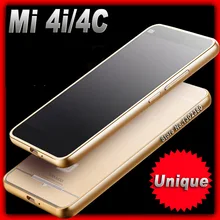 Чехол для xiaomi mi4c, чехол для xiaomi mi 4i, алюминиевая металлическая рамка, акриловый чехол для xiaomi mi 4c, тонкий чехол для xiaomi mi 4i