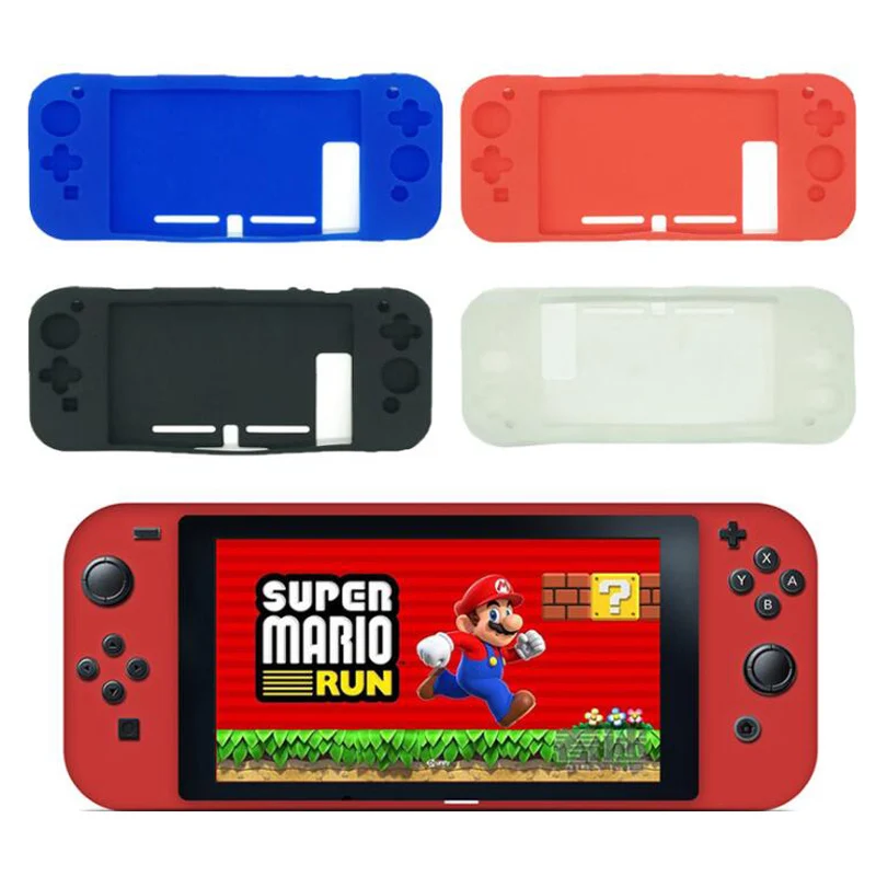 

For Nintendo Switch Ultra Thin Soft Rubber Silicon Skin Case Protective Cover Scratch-resistant Anti-fall Protection TPU Case