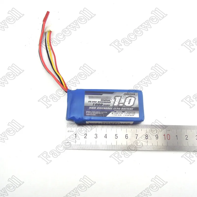 1 шт. lipo 3s 11,1 v 1000mah 3s 25C высокая скорость батареи JST разъем дистанционного управления модель самолета X5c dji phantom rc Набор для квадрокоптера