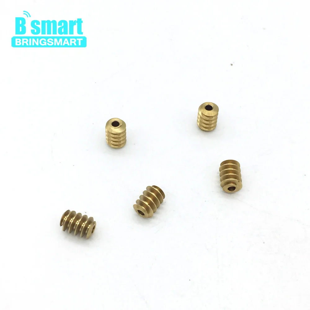 Металлический червячный двигатель Bringsmart 5 шт. M0.5 * 8 спиральная шестерня