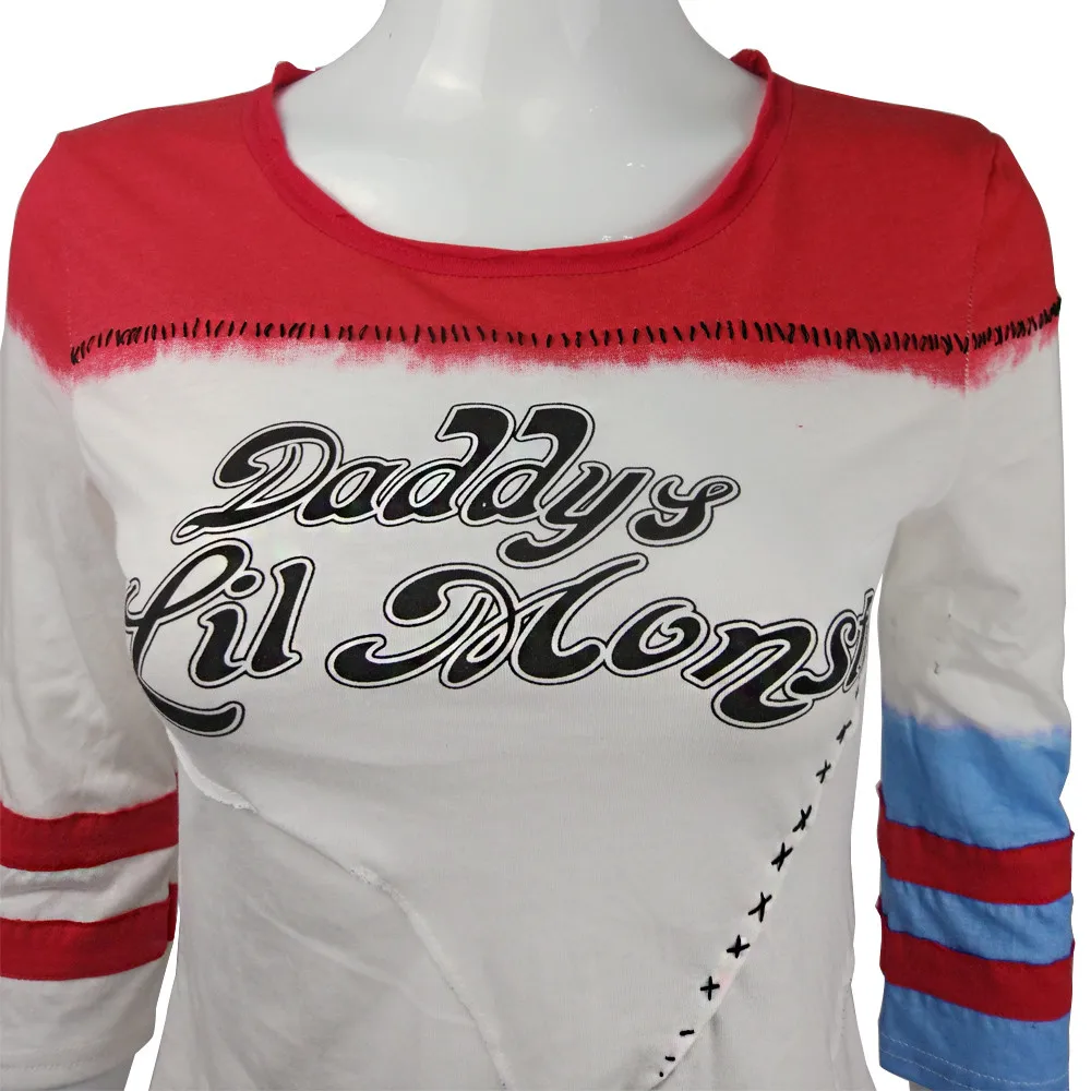 Cosplay Suicide Squad Costume New Harley Quinn Full Set Halloween Batman Joker7