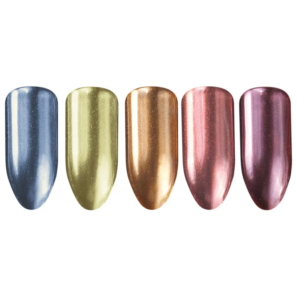 

Flow Gold Mirror Powder Chrome Effect Nail Polish Foil Nails Art Glitter Silver 2g Mirrored Mermaid Powder Nail Art Powder