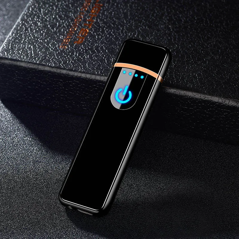 

Personality USB Lighter Windproof Touch Induction Charging Electric Wire Cigarette Lighter