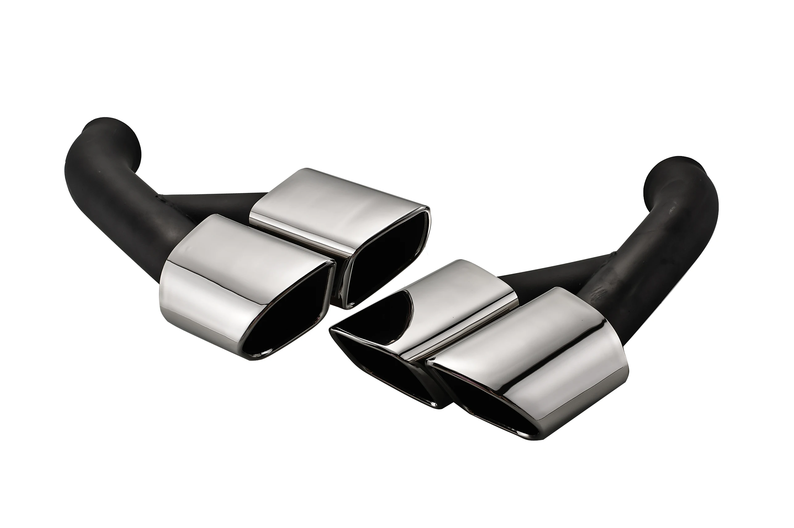 Для 11-18 Porsche Macan Cayenne Panamera четыре порта GTS хвост горло модификация выхлопной трубы - Цвет: Cayenne Mirror