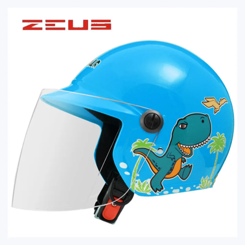 Новинка 2018 детский мотоциклетный шлем ZEUS ZS 201 розовый красный синий желтый