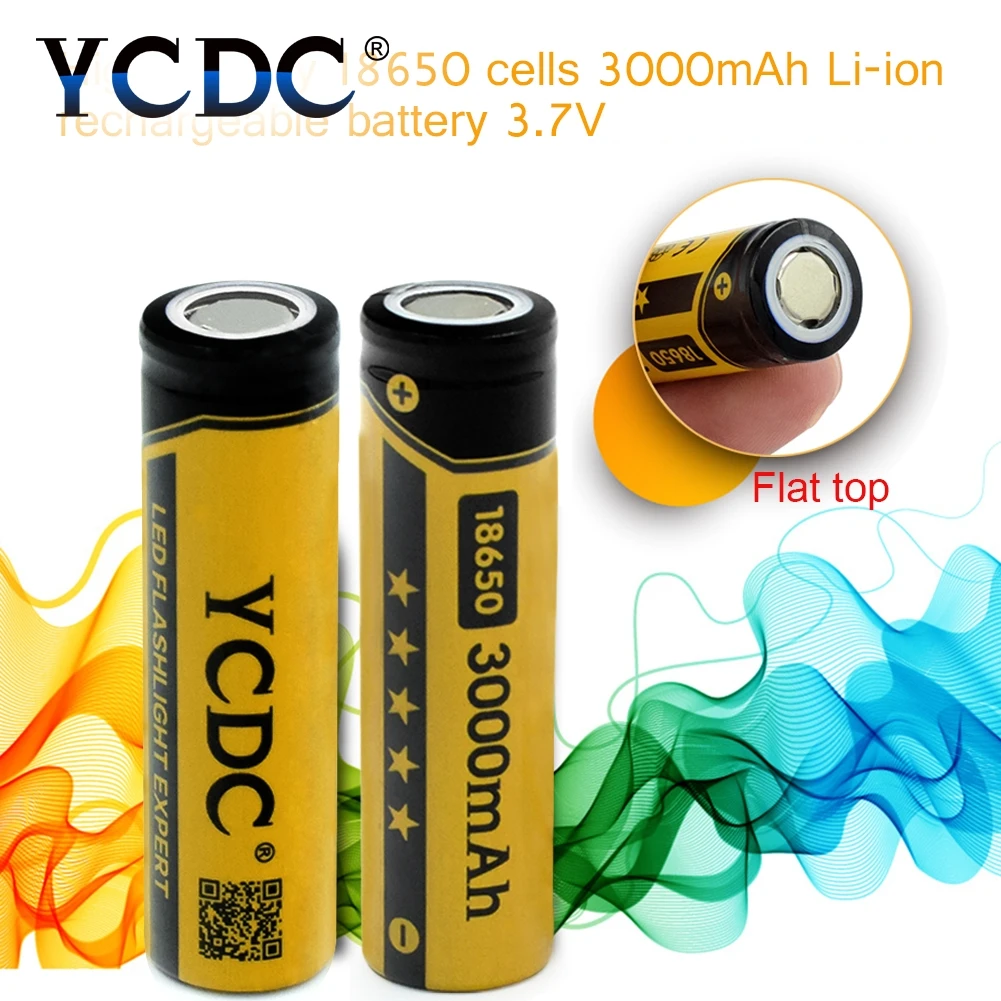 YCDC оптовая продажа 3 7 v батарея высокой мощности LED фонарь Лазерная Игрушка Vape 18650