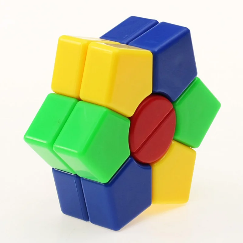 2-Layers Hexagonal Magic Cube Speed Cubo Anti Stress Puzzle Cube Toy Educational Toys For Children Adult Brain Teaser Puzzles (1)