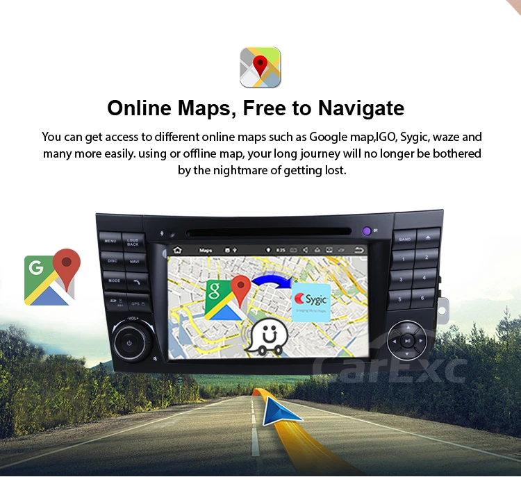 Best Android 9.0 Octa Cores Car DVD For Mercedes Benz E-Class/W211 E200 E220 E240 E350 E280 E300 With 3G/4G WIFI Radio GPS Carplay 18