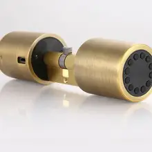 Цинковый сплав Материал Смарт Блокировка Bluetooth цилиндр мобильное приложение открывается удаленно Bluetooth, отпечаток пальца блокировки