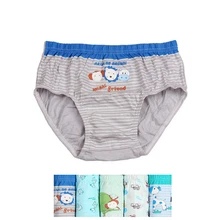 5 шт./1 комплект, детские носки для маленьких мальчиков с героями мультфильмов нижнее белье patnies и хлопок, пригодные для подростковые трусы с милым принтом с животными для От 3 до 14 лет KU05