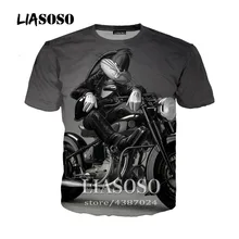 LIASOSO, новинка, Harajuku стиль, футболки для мужчин и женщин, повседневные, Мультяшные, аниме, Looney ttes Bugs Bunny, 3D принт, футболка, Топы, брендовая одежда, A072