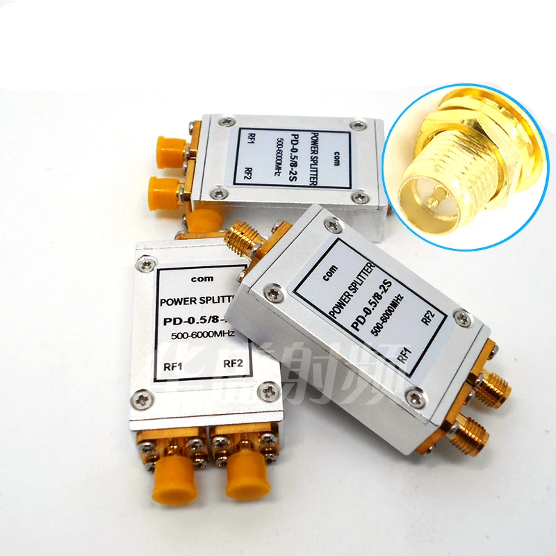 

Sma one-two splitter, WIFI, GPS two-power splitter, RF power splitter 500-6000MHz