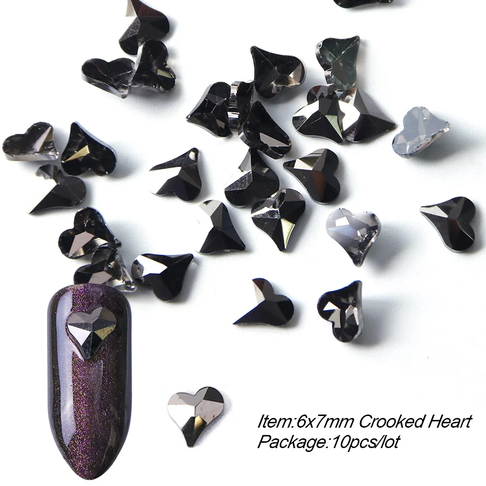 6x7mm Crooked Heart