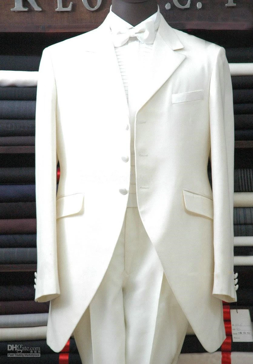 New Style Custom Made White Ivoly Notch Lapel Three Button Groom Tuxedos Groomsmen Wedding Business Men Suits Jacket Pants Tie Business Men Suit Men Business Suitsmen Style Suit Aliexpress New Style Custom Made White Ivoly Notch Lapel Three Button Groom Tuxedos Groomsmen Wedding Business Men Suits Jacket Pants Tie Business Men Suit Men Business Suitsmen Style Suit Aliexpress