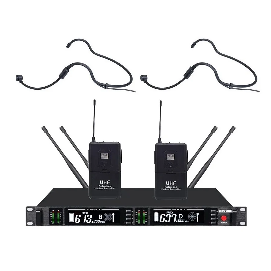 Bolymic UHF Condenser microphone headset Long range wireless microphone