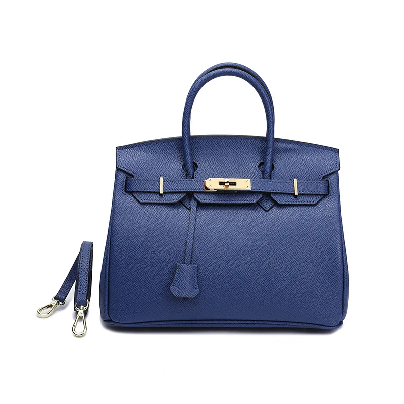 

Women's new leather cross pattern large-capacity handbag Europe and the United States leather lock cross-body shoulder bag
