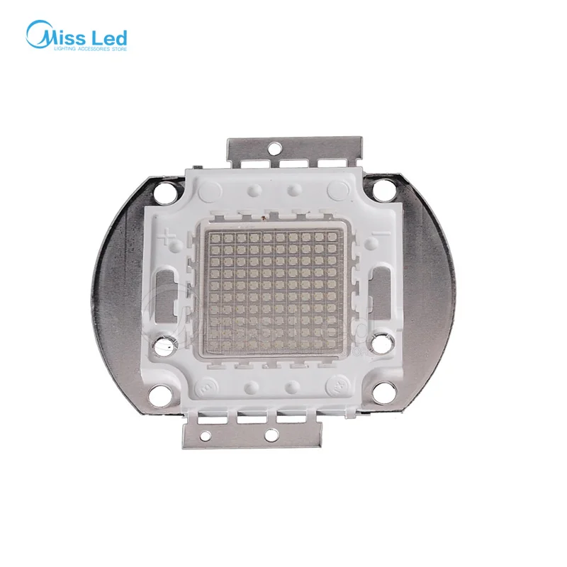 

Wholesale 100w UV led chip hight power Purple color 45MIL 395nm-400nm DC133-35V for Plant Growing light