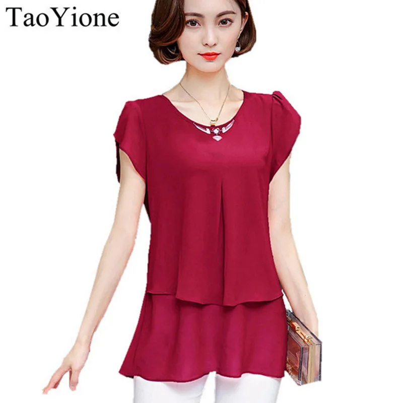 Женская летняя блузка с круглым вырезом и коротким рукавом|blusas femininas|women blousesnew