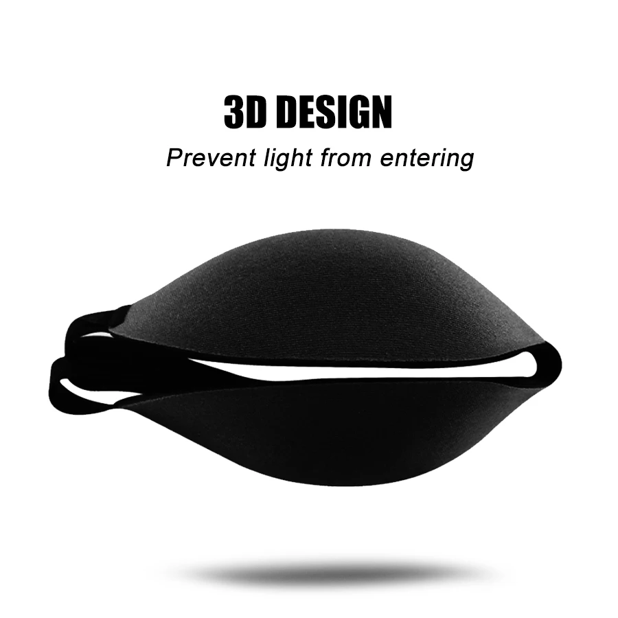 

High quality 3D sleep mask sleeping-aid for travel rest soft & comfortable eye cover patch Blindfold FOR Women Men