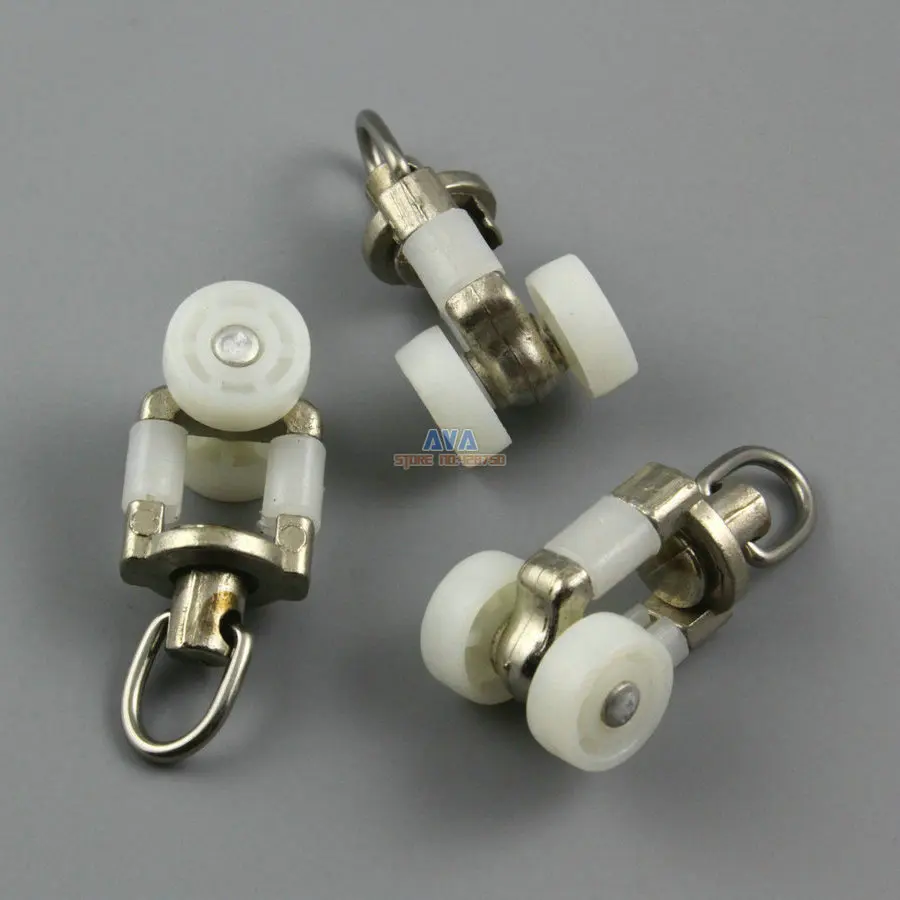 30 Pieces Curtain Track Roller Curtain Track Slide Gliders 15x32mm