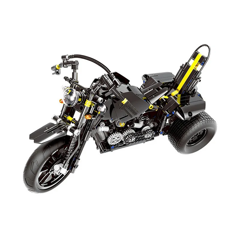 

Technical Car Series XB03020 853Pcs The Heavy Motorcycle Set Building Blocks Bricks Educational Kids Toys As Children Gift