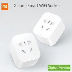 Оригинальный Xiaomi Zigbee версия Смарт Zigbee разъем Wi-Fi Умный дом дистанционного Управление Беспроводной Мощность разъем адаптер