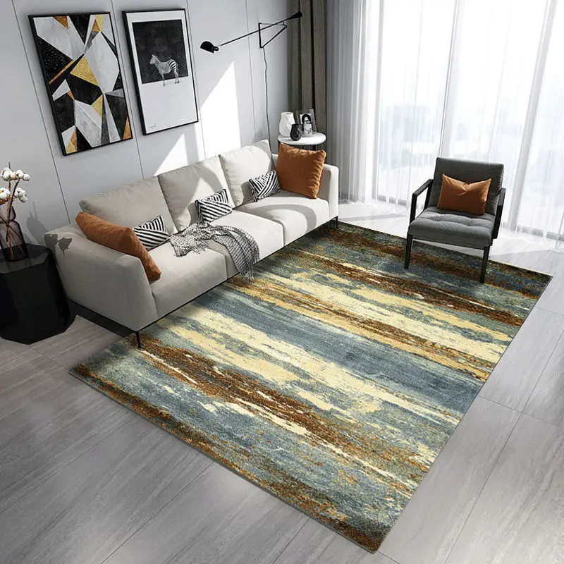 Скандинавские 3D принтованные ковры для спальни, гостиной, современные абстрактные коврики для чайного стола, Противоскользящие коврики для ванной комнаты, коврики для кухни - Цвет: 3