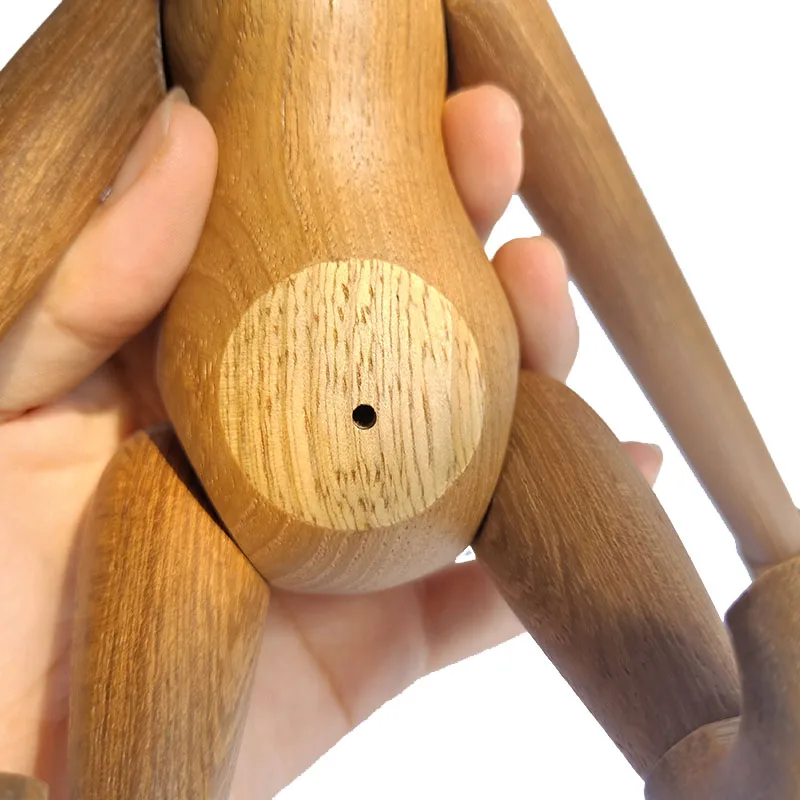 Деревянная обезьяна из массива деревянный кий статуэтки Home Decor аксессуары