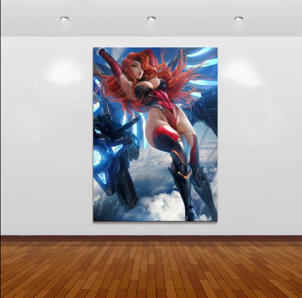 Home-Decor-Modular-Canvas-Picture-1Piece-Sexy-Miss-Fortune-League-of-Legends-Game-Poster-Wall-For (1)