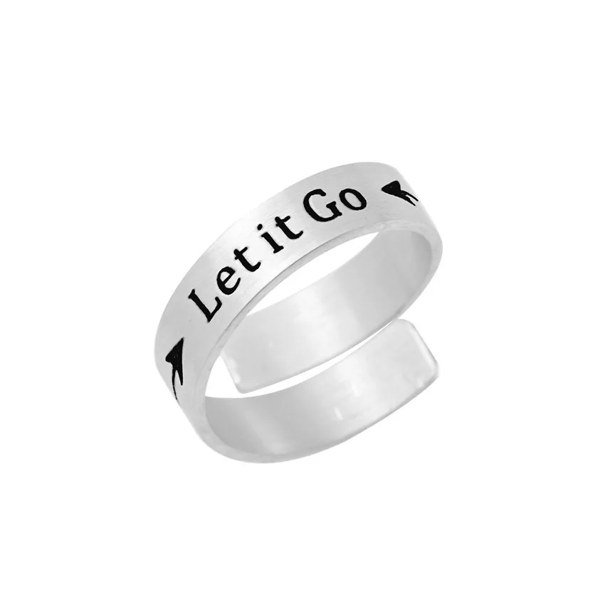 

10pcs Unique Graduation Gifts One Direction Ring Allow Bagues Stainless Steel Adjustable Promise Rings For Ladies Bijuteria