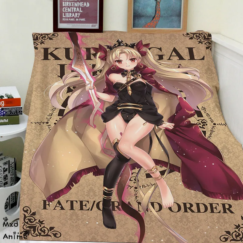 Супер мягкое бархатное плюшевое одеяло в стиле аниме Fate Grand Order покрывало для
