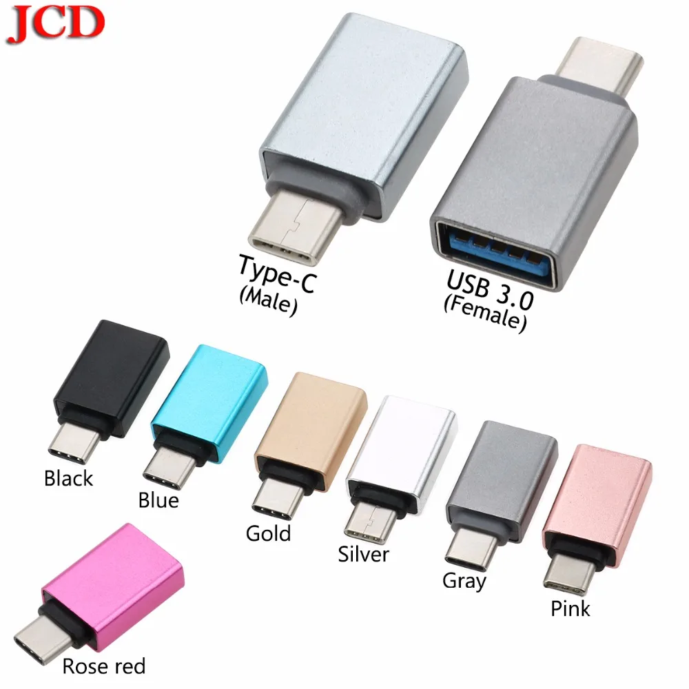 

JCD For Huawei P20 USB 3.0 Type-C Otg Cable Adapter Type C USB-C Otg Converter for Xiaomi Mi5 Mi6 Mouse Keyboard USB DIsk Flash