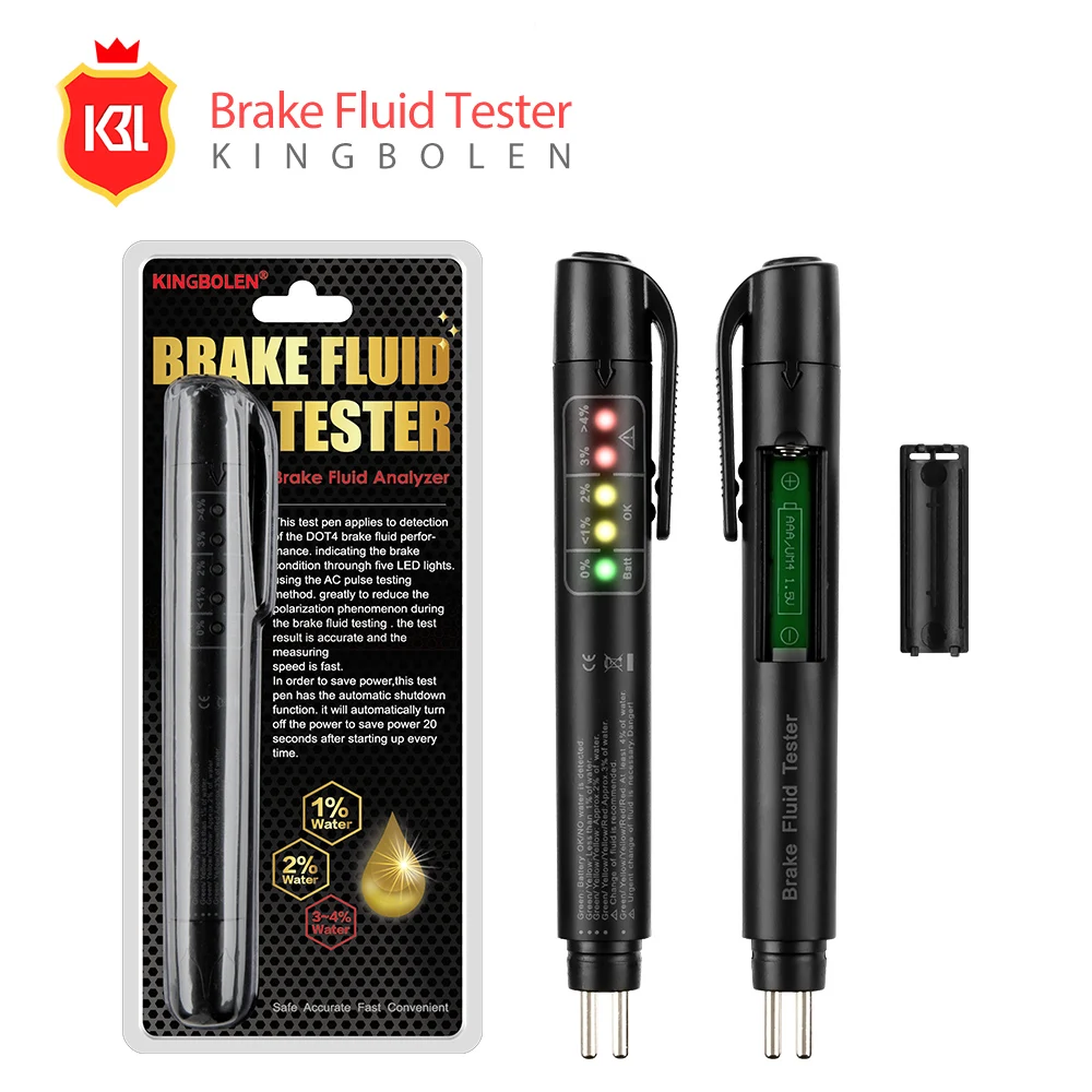 

Mini Universal Car Brake Fluid Tester Auto Brake Digital Tester Vehicle Automotive Testing Diagnostic Tool