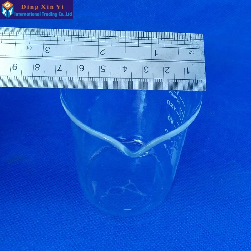 12 шт./лот) стеклянный стакан 150 мл, лабораторные принадлежности, лабораторный стакан, хороший качественный лабораторный стакан, материал с высоким бором