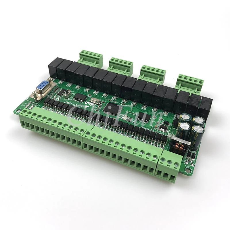 Плата промышленного управления PLC FX1N 40MR С 485 режимами MODBUS RTU 24 входа 16 релейных