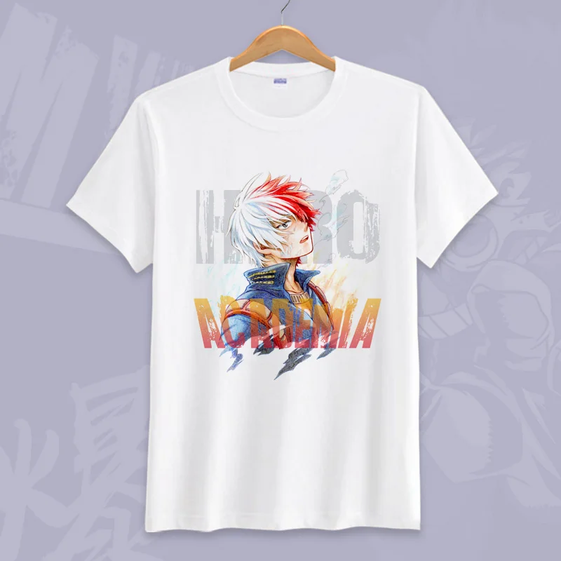 Coshome Boku No Hero Academia T-Shirt Short Sleeve Tee Shirt  My Hero Academia Izuku Midoriya Printed Summer Costume (1)