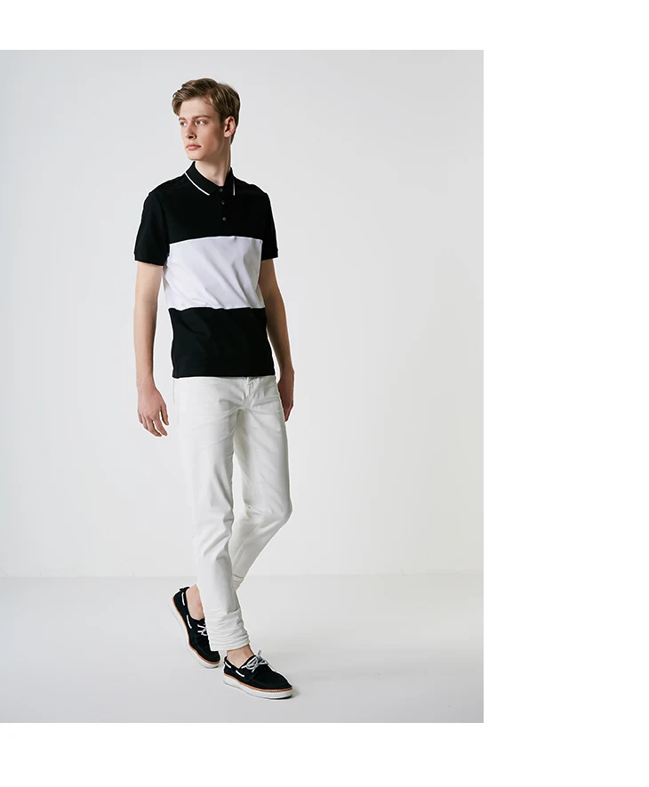 Отборные мужские летние хлопчатобумажные смешанные цвета отложной воротник с короткими рукавами рубашки S | 419206550