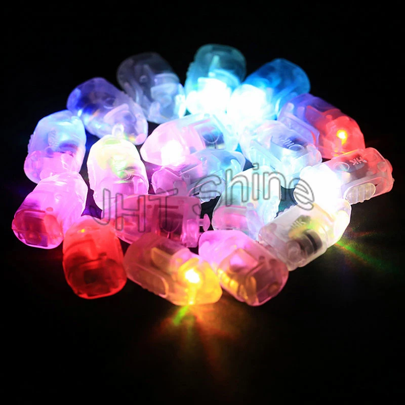 

100pcs/lot Colorful LED Lamps Balloon Lights for Paper Lantern Balloon Christmas Party Decoration Halloween Garden Decorations