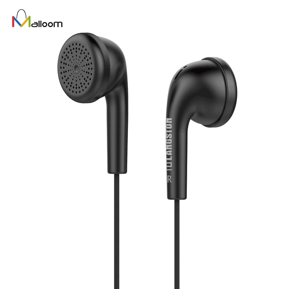 Malloom Headphones For iPhone 3.5mm Piston Stereo Earbuds Earphone