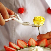 Нежные ножницы для цветов глазурь сахарное ремесло помадка торт крем trasnfer формы для кондитерских крема Выпрямление инструмент моделирования