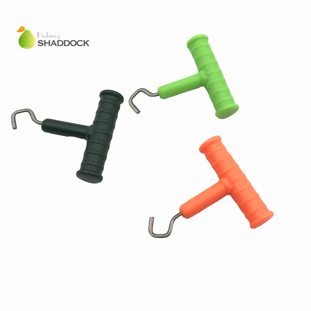 

shaddock fishing 3pcs Mixed Color Knot Puller Carp Fishing Bait Rig T-Stype ABS Knot Tool Tackle Fishing Tools