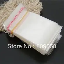 500x прозрачный самоклеющийся пластиковый пакет 10x15 см opp мешок/поли мешок