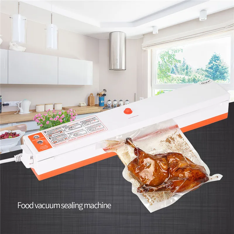 

220V Household Food Vacuum Sealer Machine Vacuum Packing Machine Film Container Food Sealer Saver +10Pcs Bag bolsas vacio comida